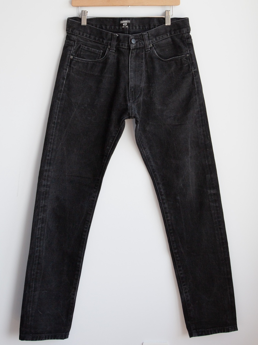 Carhartt WIP Vicious Pant Washed Black Jeans 30x32